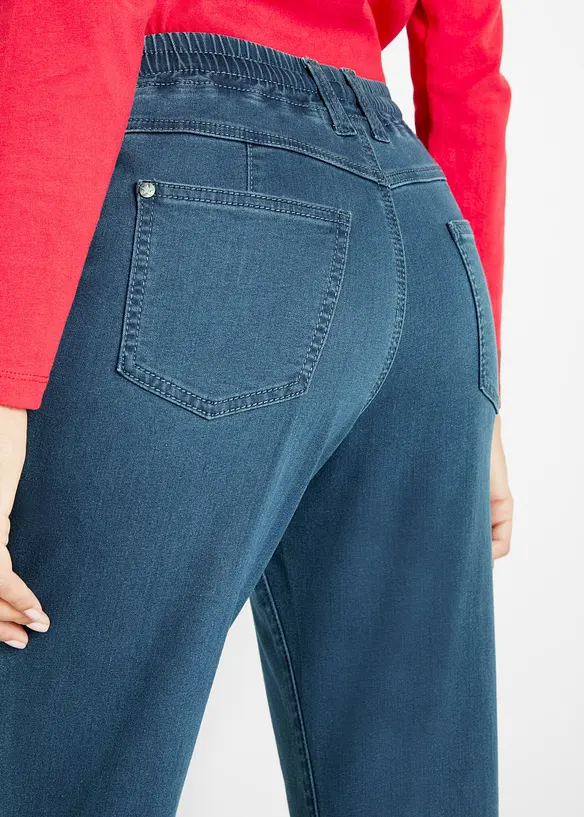Mom-Jeans Mid Waist, Thermo mit Bequembund, bonprix