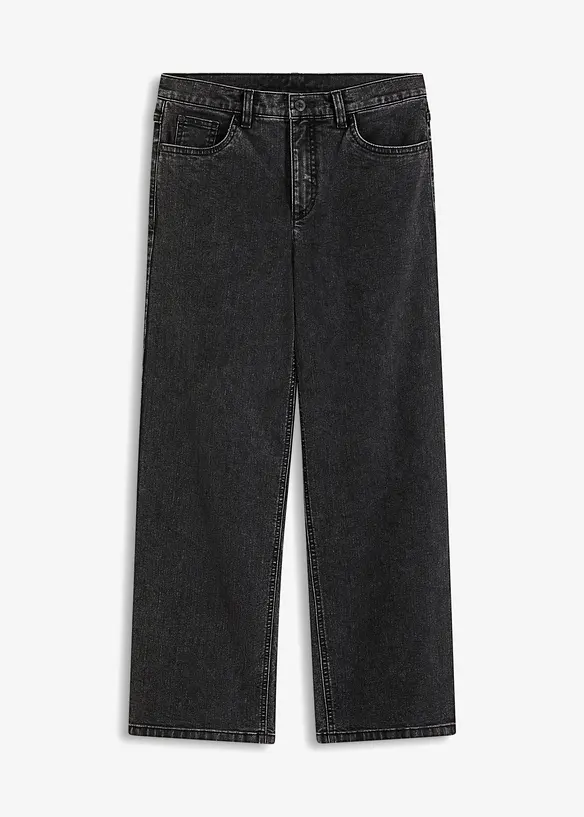 Jean Wide Leg taille mi-haute, bonprix