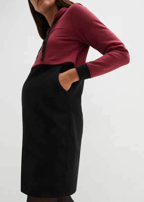 Robe sweat de grossesse/allaitement, bonprix