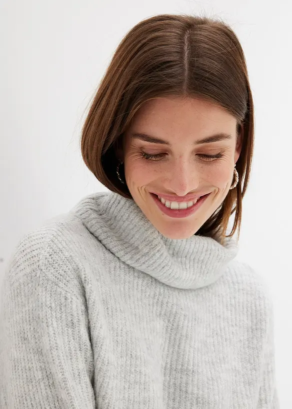 Robe en maille côtelée, bonprix