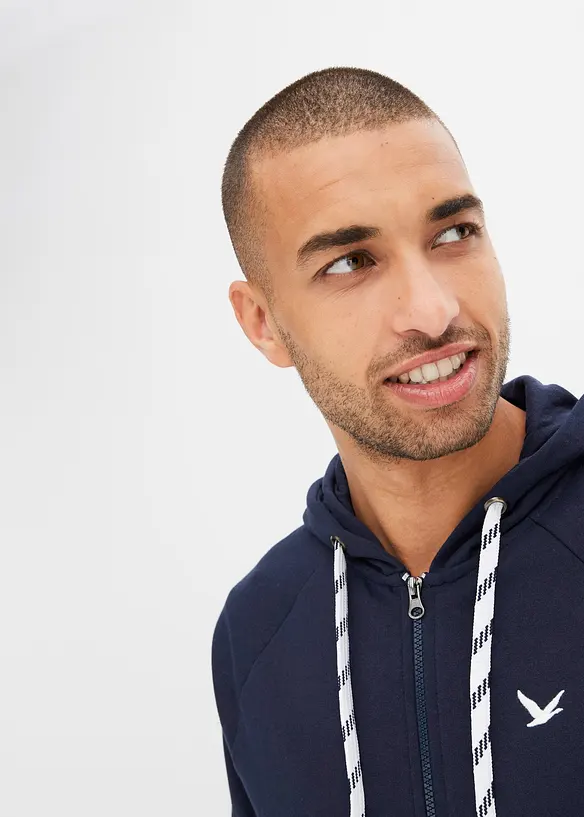 Sweat zippé à capuche, bonprix