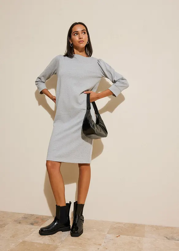 Robe ample en molleton, bonprix