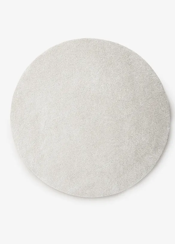 Runder waschbarer Teppich mit weichem Flor, bonprix
