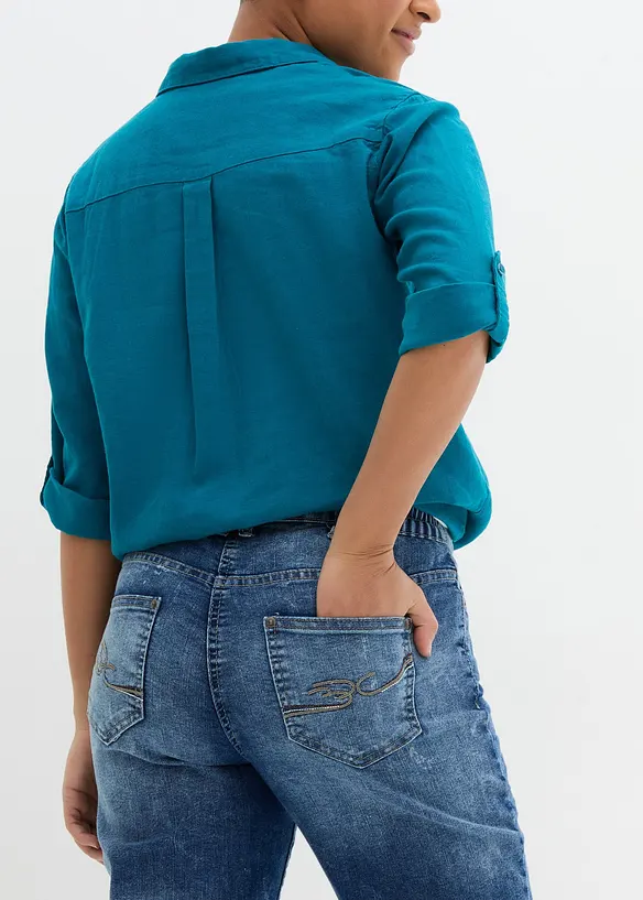 Straight Jeans, Mid Waist, Stretch, bonprix