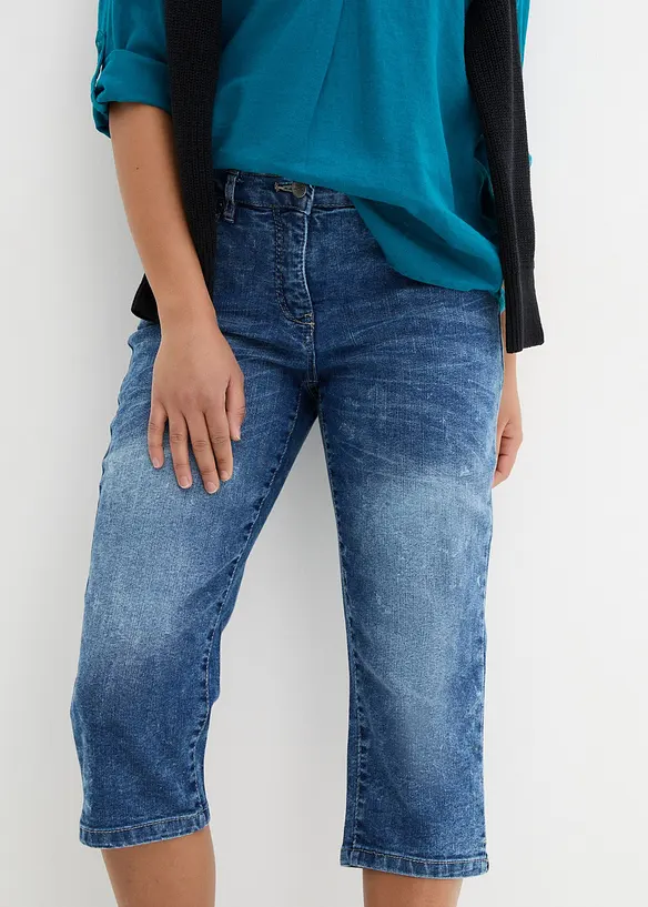 Straight Jeans, Mid Waist, Stretch, bonprix