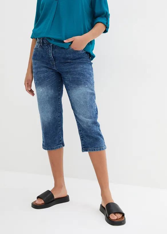 Straight Jeans, Mid Waist, Stretch, bonprix