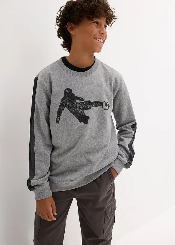 Sweatshirt aus weichem Baumwoll-Mix, bonprix
