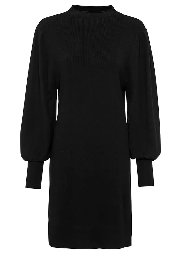 Strickkleid mit Ballon&auml;rmeln, bonprix