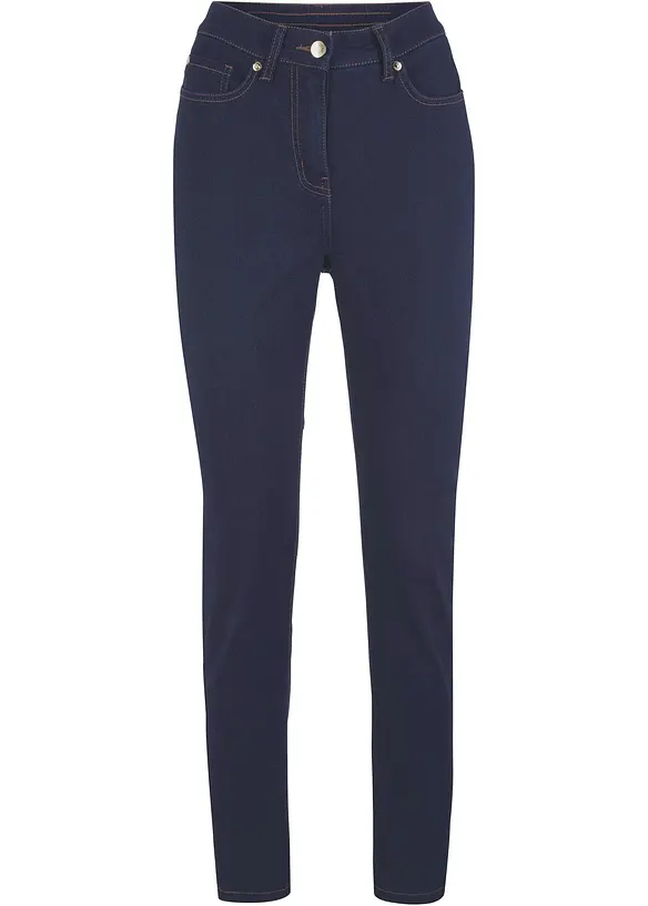 Pantalon slim taille mi-haute élastiquée, bonprix