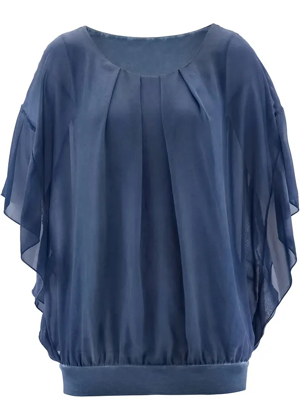 Chiffonbluse mit Untertop, bonprix