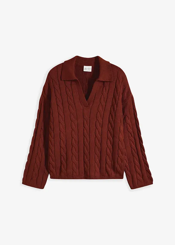Pull oversize doux contenant du cachemire, bonprix