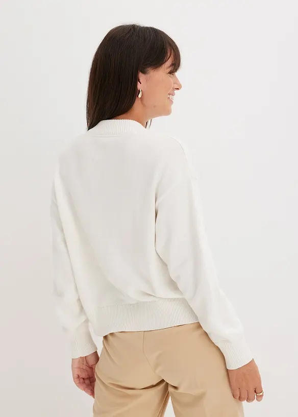 Blouson en maille 100% coton, bonprix