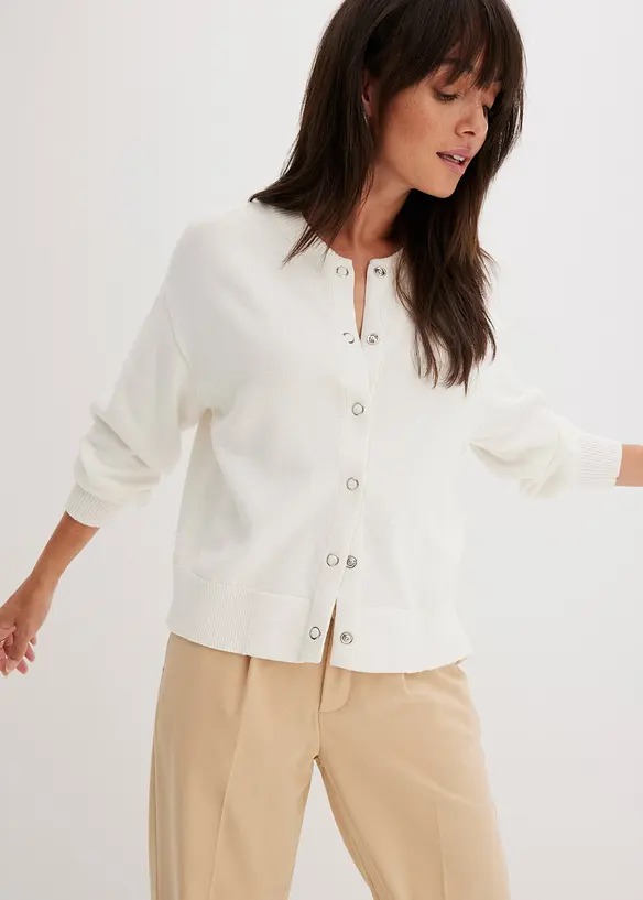 Blouson en maille 100% coton, bonprix