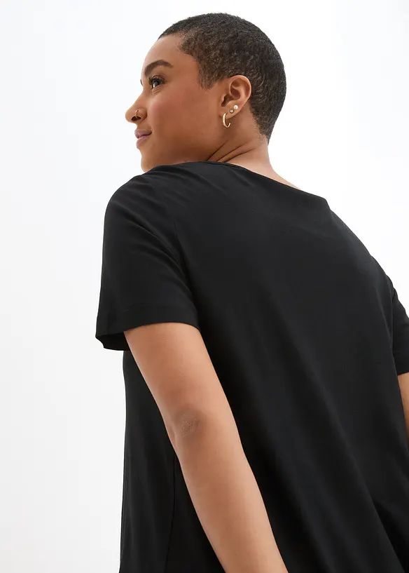 T-Shirt in A-Linien-Form, kurzarm, bonprix