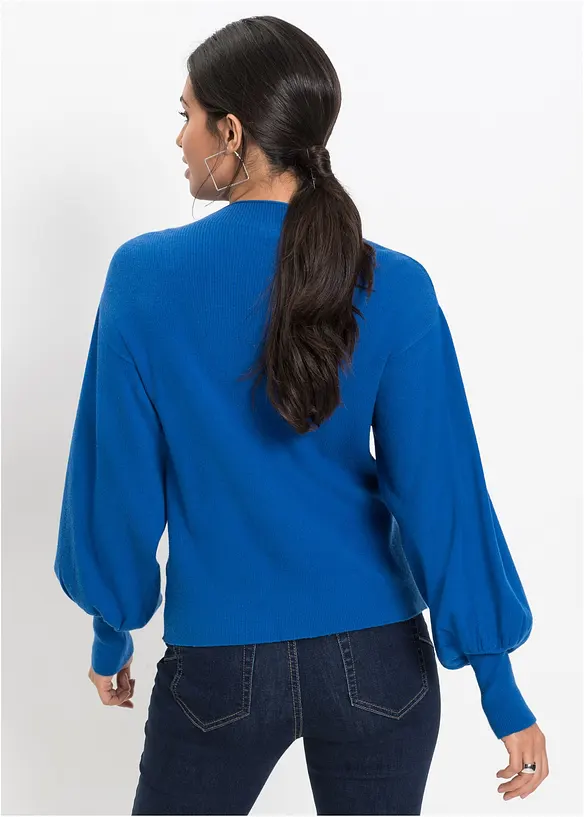 Strickpullover mit Ballonärmeln, bonprix