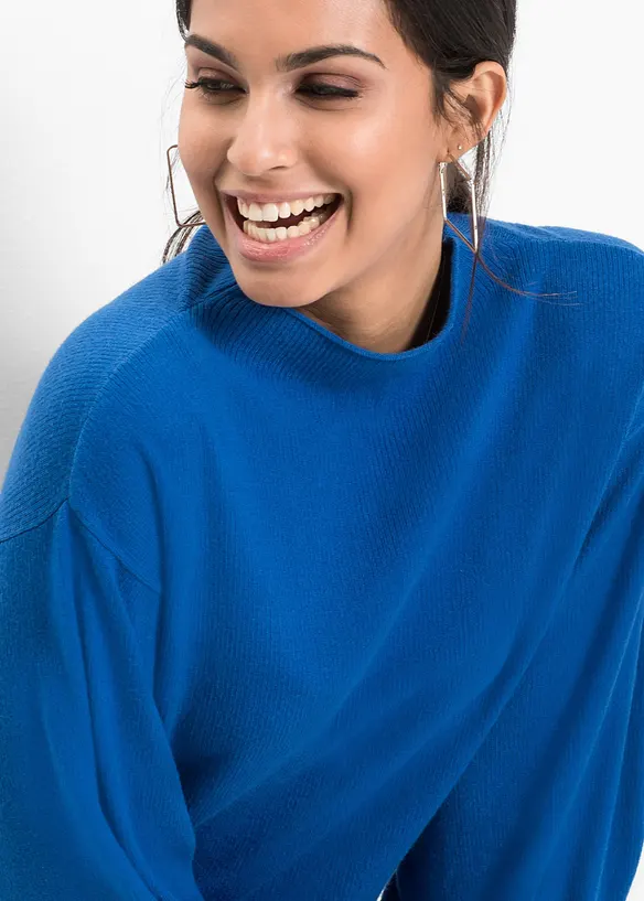 Strickpullover mit Ballonärmeln, bonprix