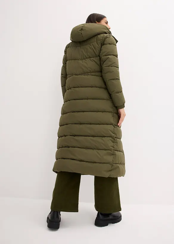 Doudoune longue à capuche, bonprix