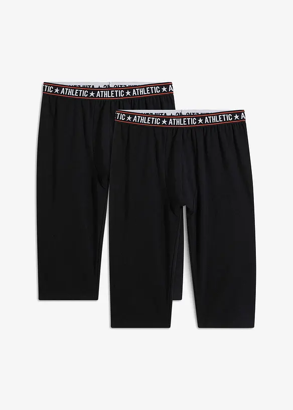 Lot de 2 pantalons sous-vêtements coton longueur 3/4, bonprix