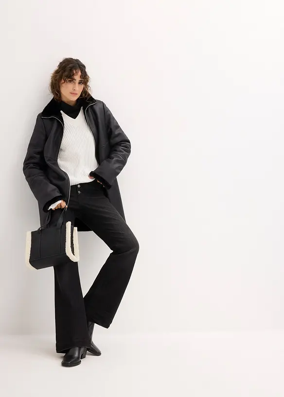Lammfellimitat-Jacke, bonprix