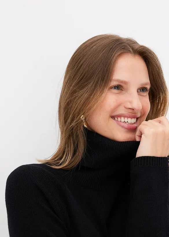 Longpullover mit Schlitz, bonprix