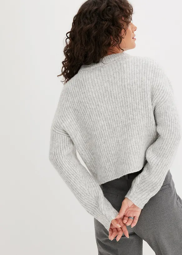 Pull en grosse maille contenant de la laine, bonprix