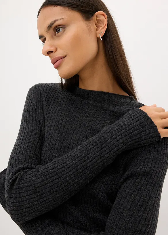 Pullover aus superfeiner Merinowolle, bonprix
