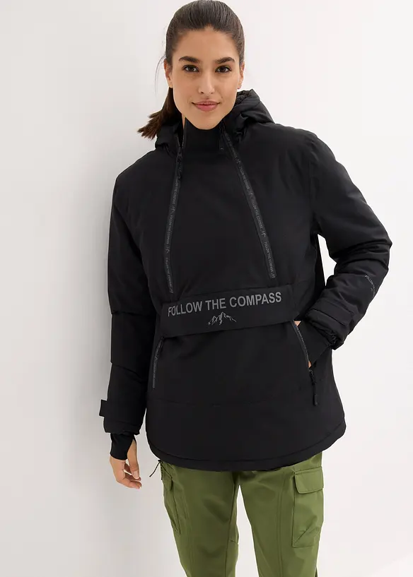 Veste technique imperméable à enfiler avec doublure polaire, bonprix