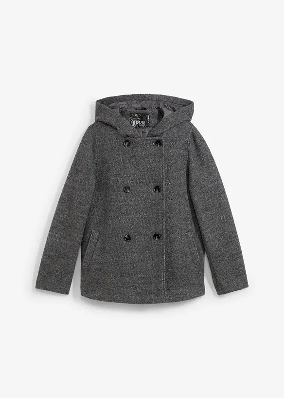 Caban en maille bouclette douce, bonprix