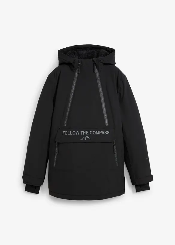 Veste technique imperméable à enfiler avec doublure polaire, bonprix