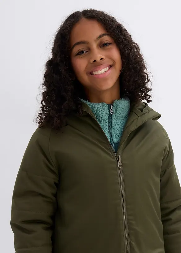 Parka d'hiver fille à capuche, bonprix