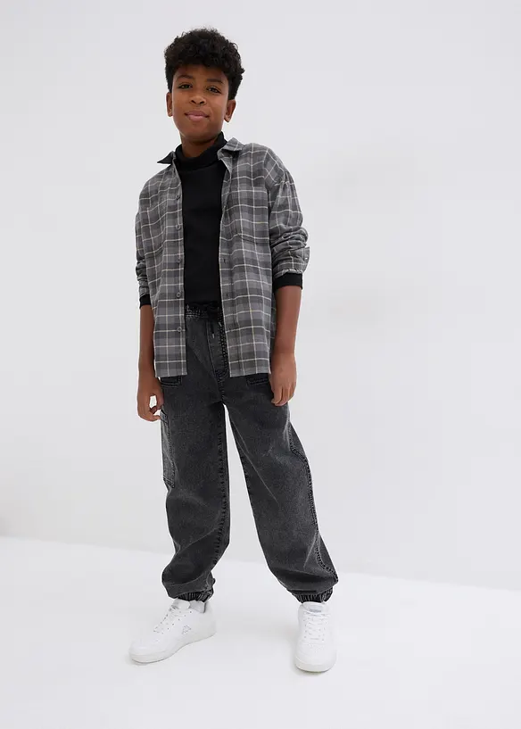Jean cargo garçon, Loose Fit, bonprix