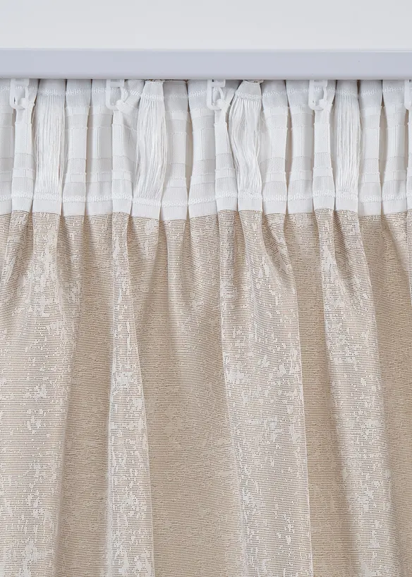 Jacquard Vorhang mit Glanzeffekt (1er Pack), bonprix