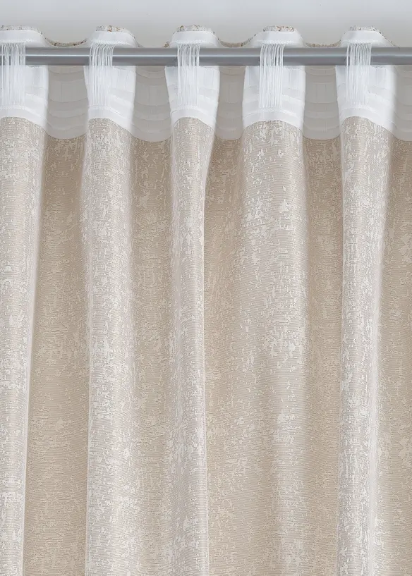 Jacquard Vorhang mit Glanzeffekt (1er Pack), bonprix