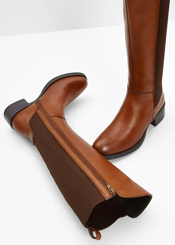 Bottes en cuir, bonprix