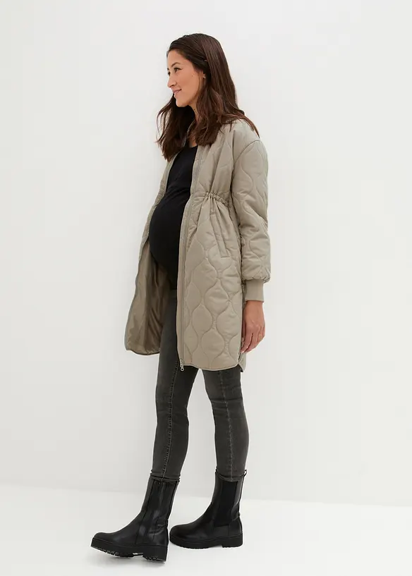 Manteau de grossesse et de portage l&eacute;g&egrave;rement rembourr&eacute;, bonprix