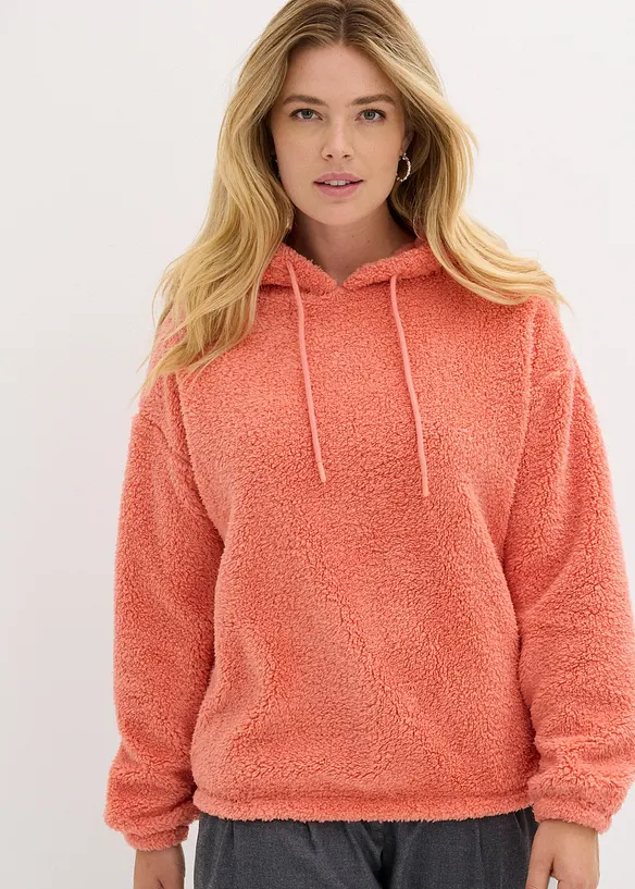 Fleeceshirt aus Teddy, bonprix