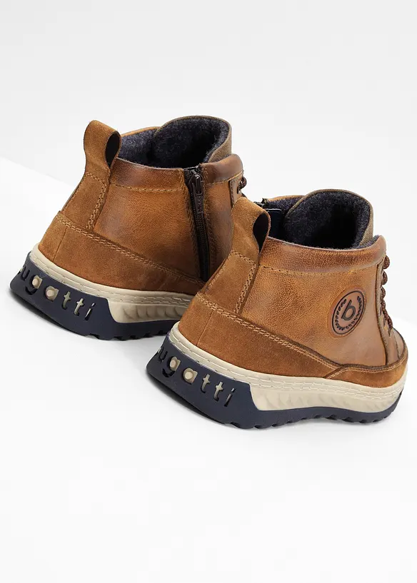 Bugatti Schnürboots aus Leder, Bugatti