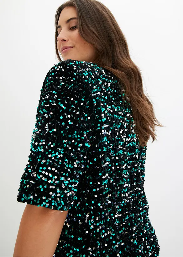 T-shirt à sequins, bonprix