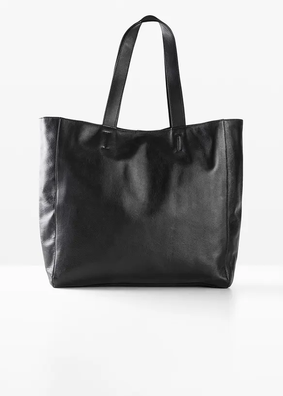 Cabas XXL en cuir, bonprix