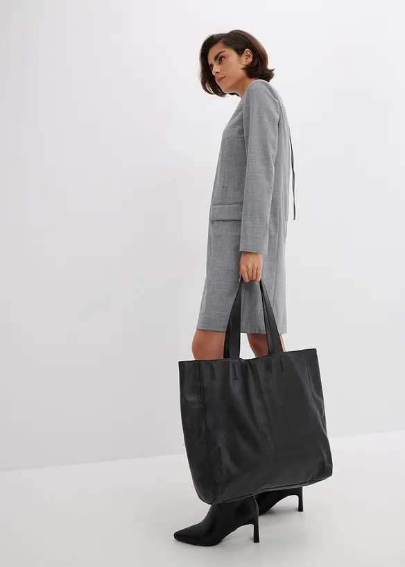 Cabas XXL en cuir, bonprix