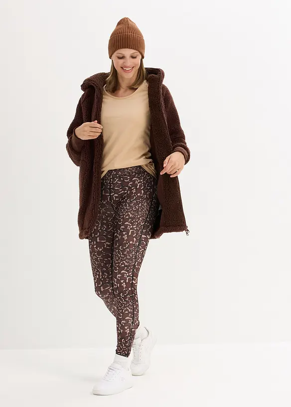 Veste en peluche, bonprix