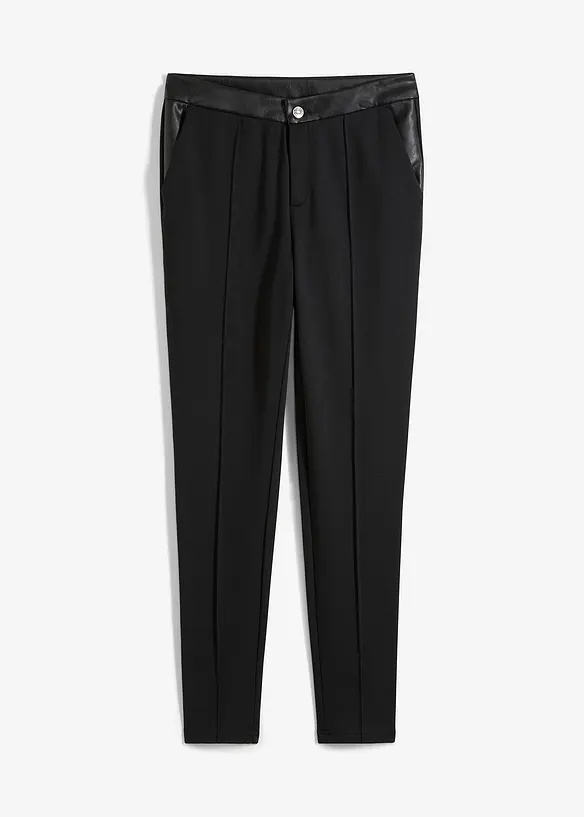 Legging en jersey épais avec détails enduits, bonprix