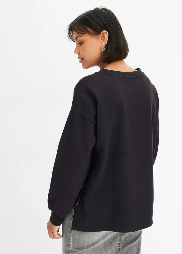 Oversize-Sweatshirt aus reiner Bio-Baumwolle, bonprix
