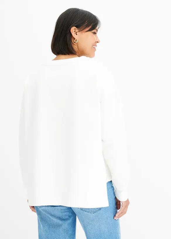Oversize-Sweatshirt aus reiner Bio-Baumwolle, bonprix
