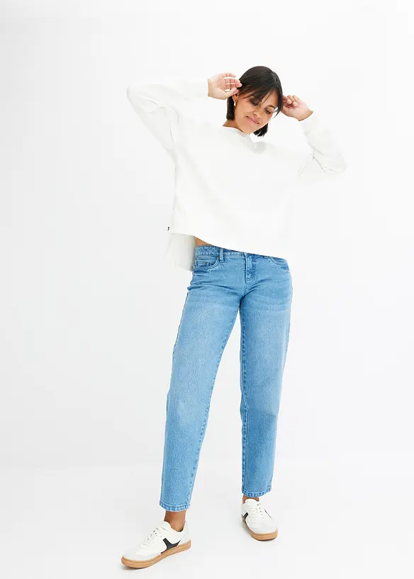 Oversize-Sweatshirt aus reiner Bio-Baumwolle, bonprix