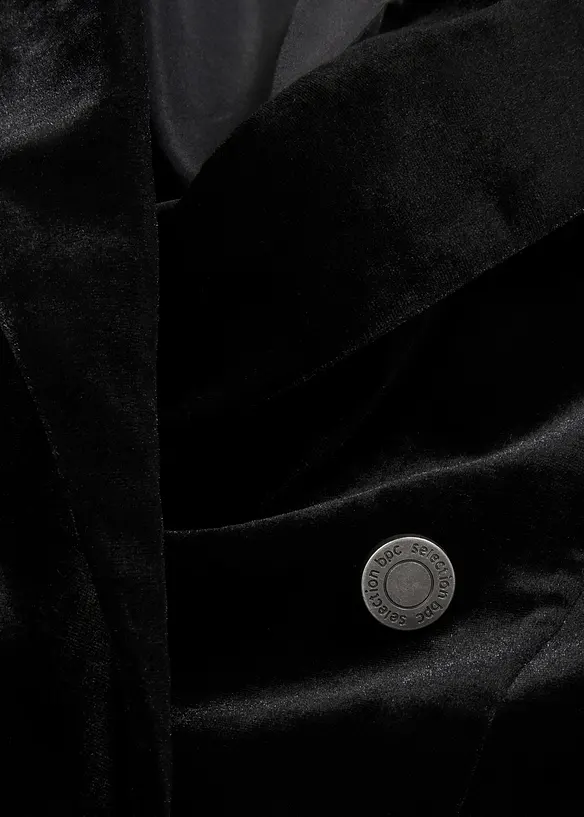 Blazer en velours doux, bonprix
