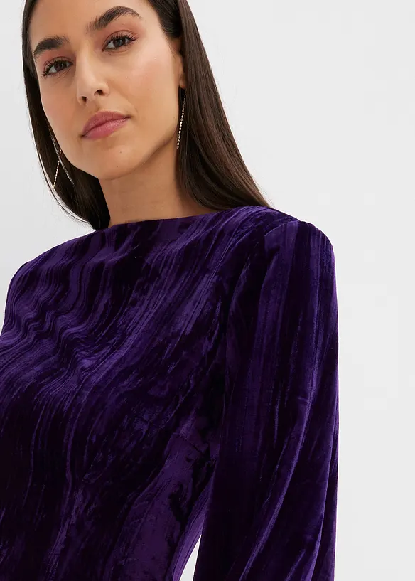 Minikleid aus Samt, bonprix