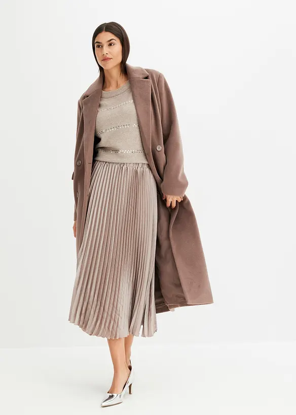 Boxy-Pullover mit Pailletten, bonprix