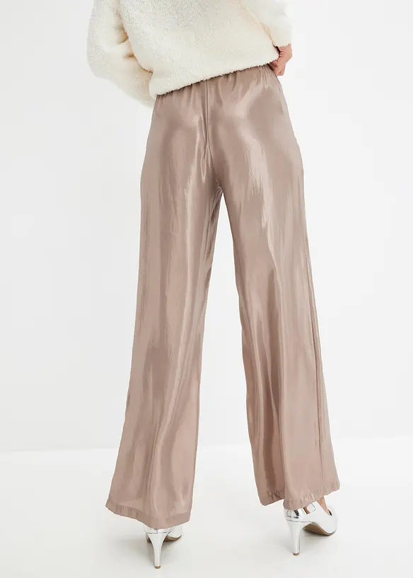 Hose aus glänzendem Satin, bonprix