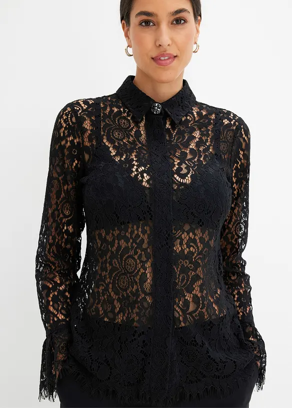 Bluse aus Spitze, bonprix
